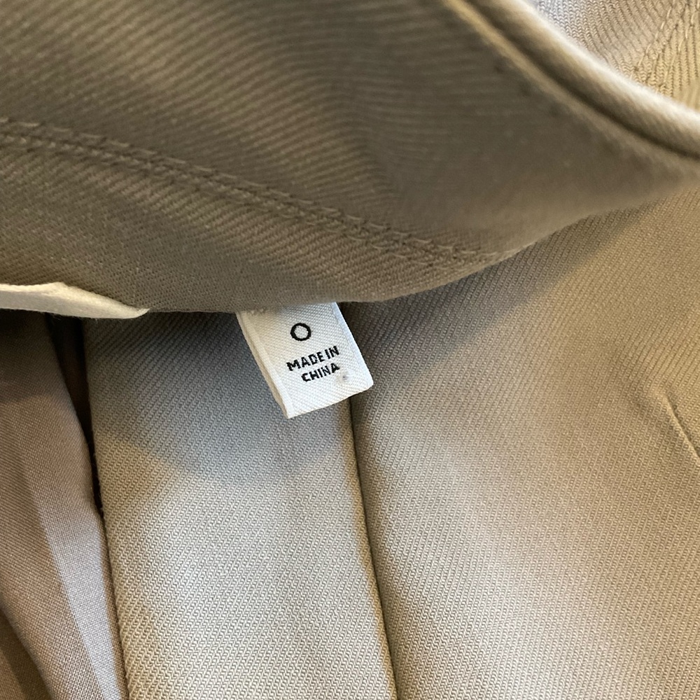 💚🩶 Aritzia Babaton Wool Blazer Sage Green Blazer Sz 0 EUC Minimalist Office - Picture 5 of 11